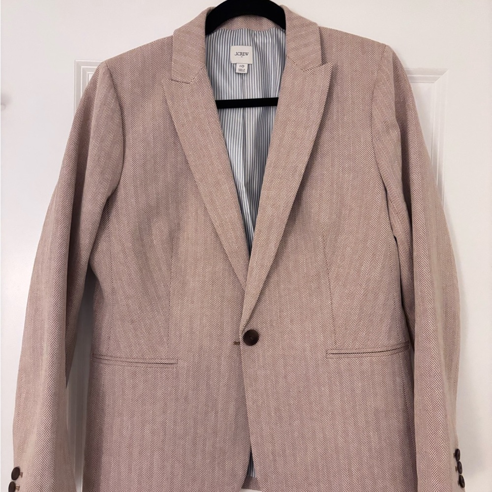 Brand new - no tag. J. Crew Women’s Herringbone Blazer